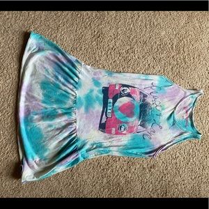 ✌🏼&❤️ rowdy sprout tie dye dress girls size 10